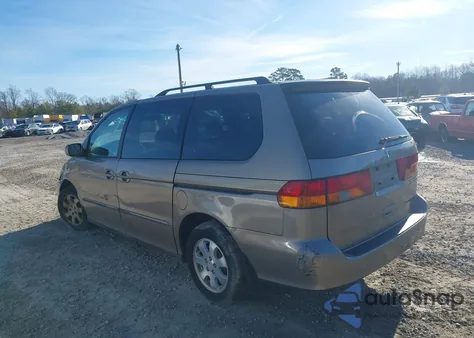 2004 Honda Odyssey Ex-L Res from USA, damaged, VIN 5FNRL18074B073706